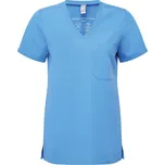 Premier Dámský elastický kazak s výstřihem do V NN 300 Velikost: M, Barva: azurově modrá