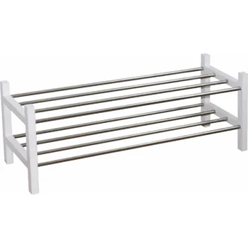 Botník Botník, bílá/stříbrná, BRESO