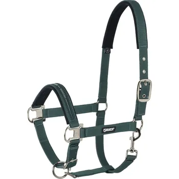 Stájová ohlávka Eskadron performanc, Full - Vínová - Hnědá - Béžová