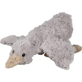 Šedá plyšová kachna – 39x15x10 cm