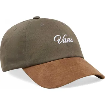 Kšiltovka vans Pánská kšiltovka script curved bill jockey hat loden green