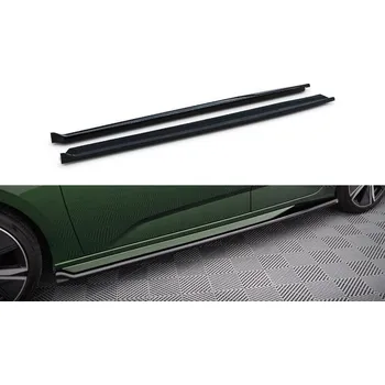 Auto-moto Prahové lišty Peugeot 308 Hatchback Mk3 černý lesklý plast