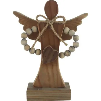 Vánoční dekorace Dekorace anděl se srdíčkem D6546/1