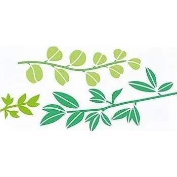 Plast. šablona, LISTY 10, 15x29,9 cm, 1ks