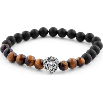 Náramek Náramek lev stříbrné barvy - Neshraw