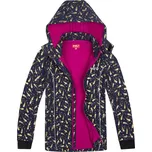 Dívčí softshellová bunda, zateplená - Wolf B2366, tmavě modrá Barva: Modrá, Velikost: 110-116