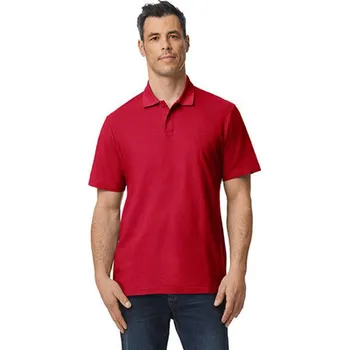 Oblečení a móda Gildan Pánská polokošile G64800 Cherry Red M
