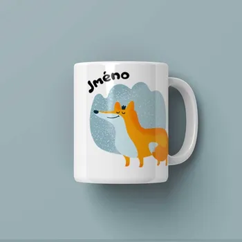 Hrnek Liška se jménem - Červená