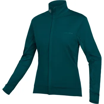 Cyklistické oblečení Dámský dres s dlouhým rukávem ENDURA Xtract Roubaix Deep Teal - XL