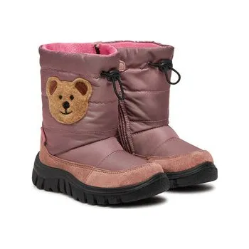 Dívčí obuv Sněhule Naturino Falcotto By Naturino Poznurr Bea 0013001596.01.0M01 S Růžová 25