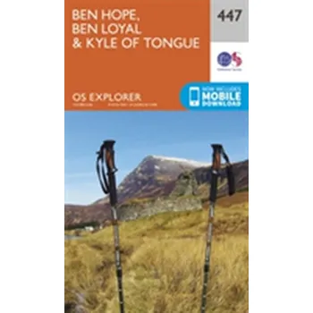 Encyklopedie Ben Hope, Ben Loyal and Kyle of Tongue - Ordnance Survey [EN] (2015, Skládaná mapa, Ordnance Survey)