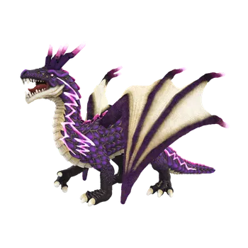 Hračka Alltoys Mýtický drak - Hromový, fialový, skladem