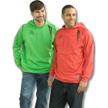 saller mikina s kapucí PULSE BARVA: 398 černá-zelená, Velikost: M