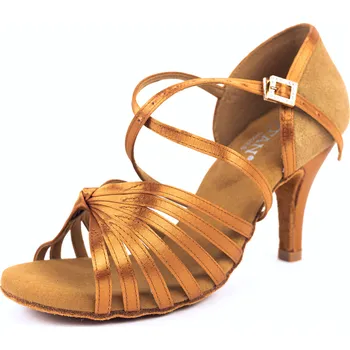 Dámské lodičky Dámské taneční boty Botan BL-18 tmavě tělová 8,5 cm Slim Velikost: 38