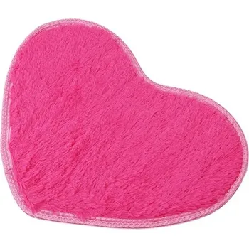Koupelnová předložka Koupelnová předložka | malý koberec srdce - Růžová 3