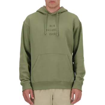 Pánská mikina Mikina s kapucí New Balance Sport Essentials French Terry Logo Hoodie mt41517-dek Velikost XL