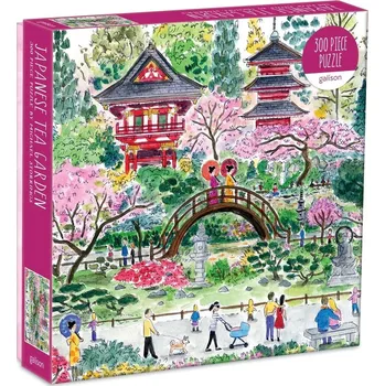 Puzzle Galison Puzzle - Japonská čajová zahrada - 300 dílků