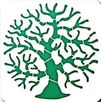 Plast. šablona, STROM 11, 18x18 cm, 1ks