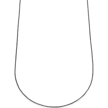 Řetízek Essentials | 1,6mm kuličkový řetízek v&nbsp;černé barvě gunmetal - Lucleon