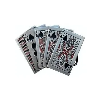 Opasek Přezka na opasek - Hrací karty