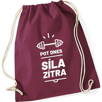 TRK Vak na záda POT DNES Barva: Vínová