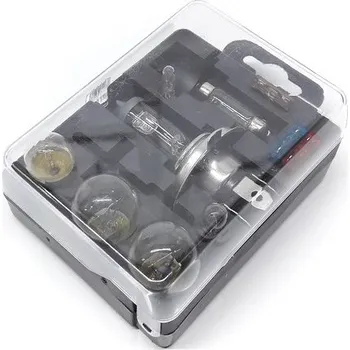 Povinná bezpečnostní výbava ŽÁROVKY SADA UNI S H4 12V servisní krabička