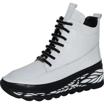 Dámské lodičky GUERO dámská kotníková obuv P075-KS01 Barva: bílá, Velikost: 40