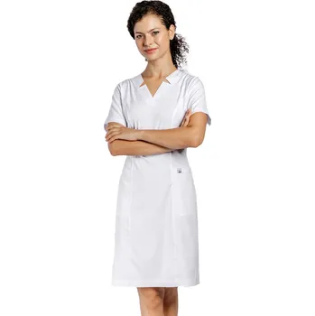 Zdravotnický oděv Bílé zdravotnické šaty - dámské | drinuniforma.cz