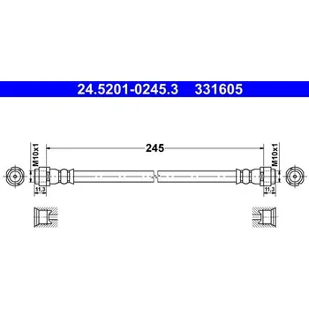 Brzdová hadice Brzdová hadice ATE 24.5201-0245.3