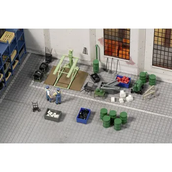 Modelová železnice Auhagen 41682 Vybavení dílny pro motorová vozidla H0 stavebnice