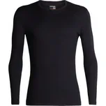 pánské merino triko dlouhý rukáv ICEBREAKER Mens 200 Oasis LS Crewe, Black velikost: XL