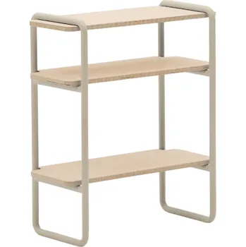 police Béžová nástěnná police Kave Home Tinn 70 x 60 cm