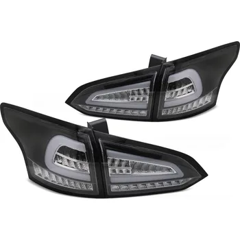 Zadní světlomet TUNING-TEC Zadní světla Ford Focus MK 3 SW 11-18 černé LED SEQ