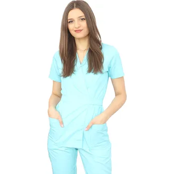 Zdravotnický oděv Mint zdravotnická halenka - pásek - dámská | drinuniforma.cz