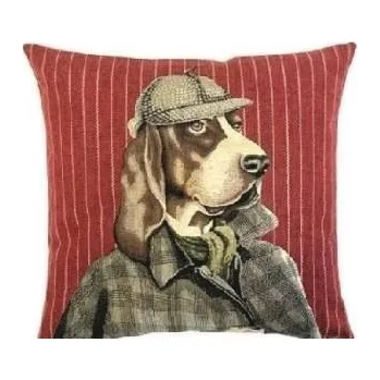 Povlak na dekorativní polštářek Gobelínový povlak na polštář Pes 45x45 cm