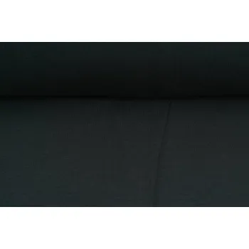 Oboulícní úplet, tričkovina, černá, látky, metráž - šíře 2 x 85cm - TUNEL