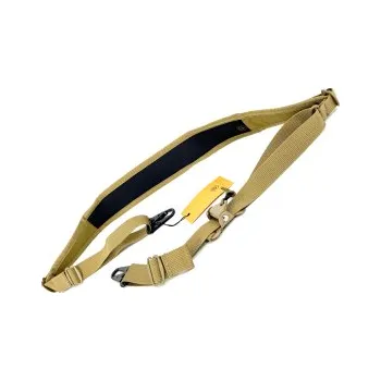 Dvoubodý popruh Conquer - Tan