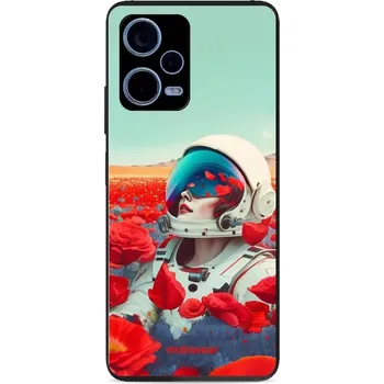 Pouzdro na mobilní telefon Lesklý kryt Mobiwear Glossy - Xiaomi Redmi Note 12 Pro+ 5G - G001G Astronautka v květech - VÝPRODEJ (Mobiwear Glossy obal, pouzdro, kryt na mobilní telefon Xiaomi Redmi Note 12 Pro Plus 5G - G001G Astronautka v květech)