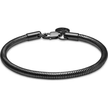 Náramek Essentials | 4mm lankový řetízkový náramek v&nbsp;černé barvě gunmetal - Lucleon