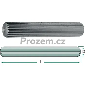 Klíč Profilová hřídel, 1 3/4" (20), délka 500 mm