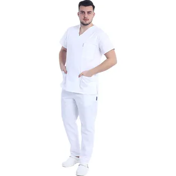 Zdravotnický oděv Bílý zdravotnický set - unisex | drinuniforma.cz