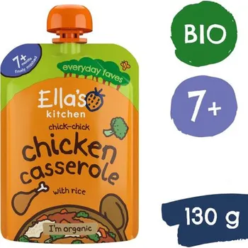 Ella's Kitchen BIO Kuřecí nákyp s rýží (130 g)