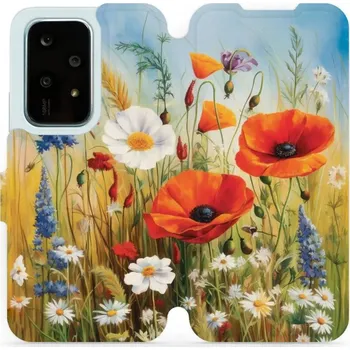 Pouzdro na mobilní telefon Flipové pouzdro Mobiwear - Honor 200 Lite - VP43S Letní louka (Knížkové flip pouzdro, obal, kryt na mobil Honor 200 Lite - VP43S Letní louka, materiál Umělá kůže + TPU - ochrana 360°, stojánek, silikonová vanička, magnetické zavírání)