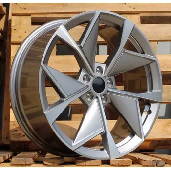 Disk Alu kola Racing Line I5638, 20x8 5x112 ET45, šedivá + leštění vhodné pro Škoda Enyaq