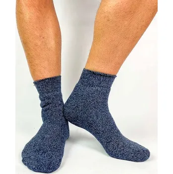 Pánské ponožky Pánské melírované ponožky modré, VELIKOST 39 - 42