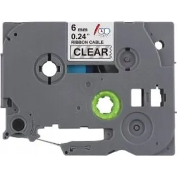 Pásek do tiskárny Naplnka Kompatibilní páska s Brother TZ-FX111 / TZe-FX111, 6mm x 8m, flexi,