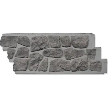 Obklad Derby Building Products Fieldstone odstín Silver Stone