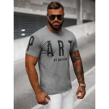 Pánské tričko Ozonee Pánské tričko s krátkým rukávem Offt antracitová XL