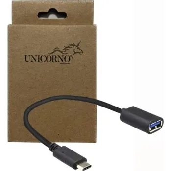 Adaptér USB OTG - USB-C barva černá