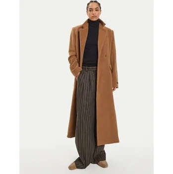 Dámský kabát Herskind Vlněný kabát Ultra 5379816 Hnědá Regular Fit 36